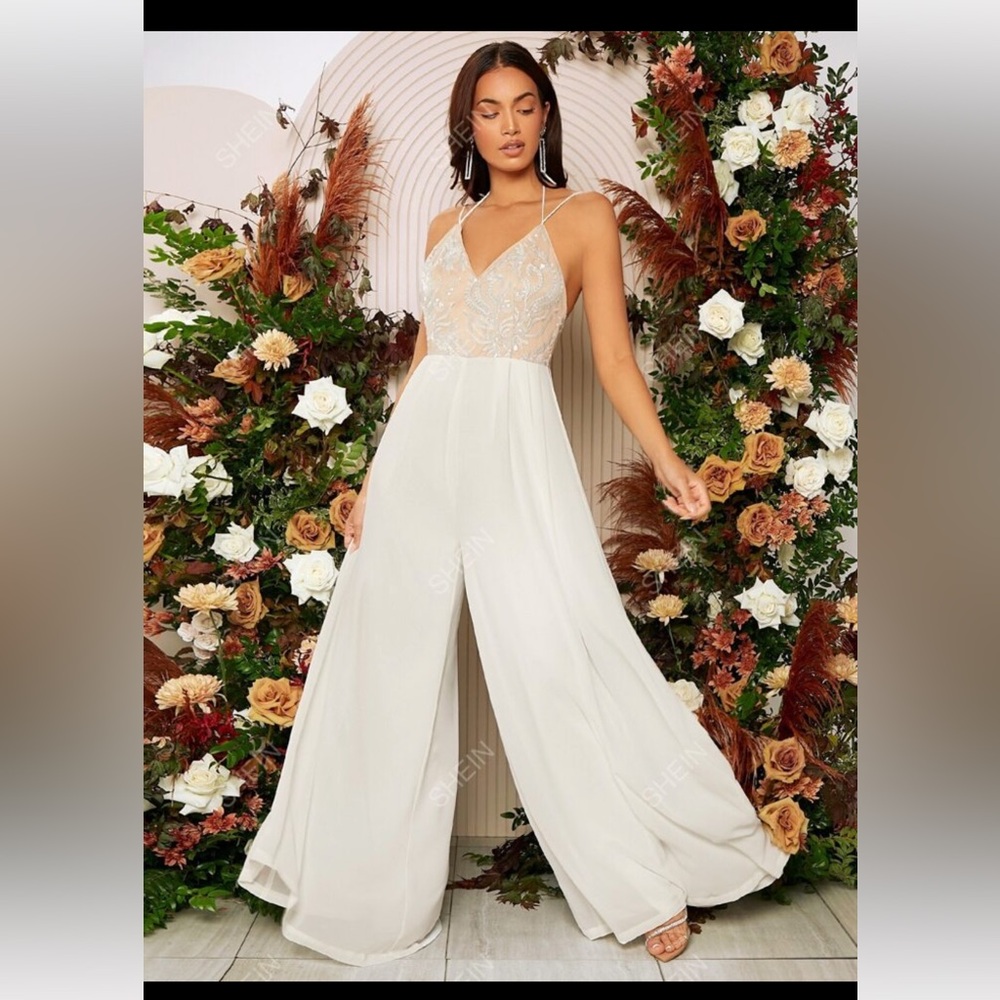 💚SHEIN chiffon jumpsuit - Picture 3 of 11